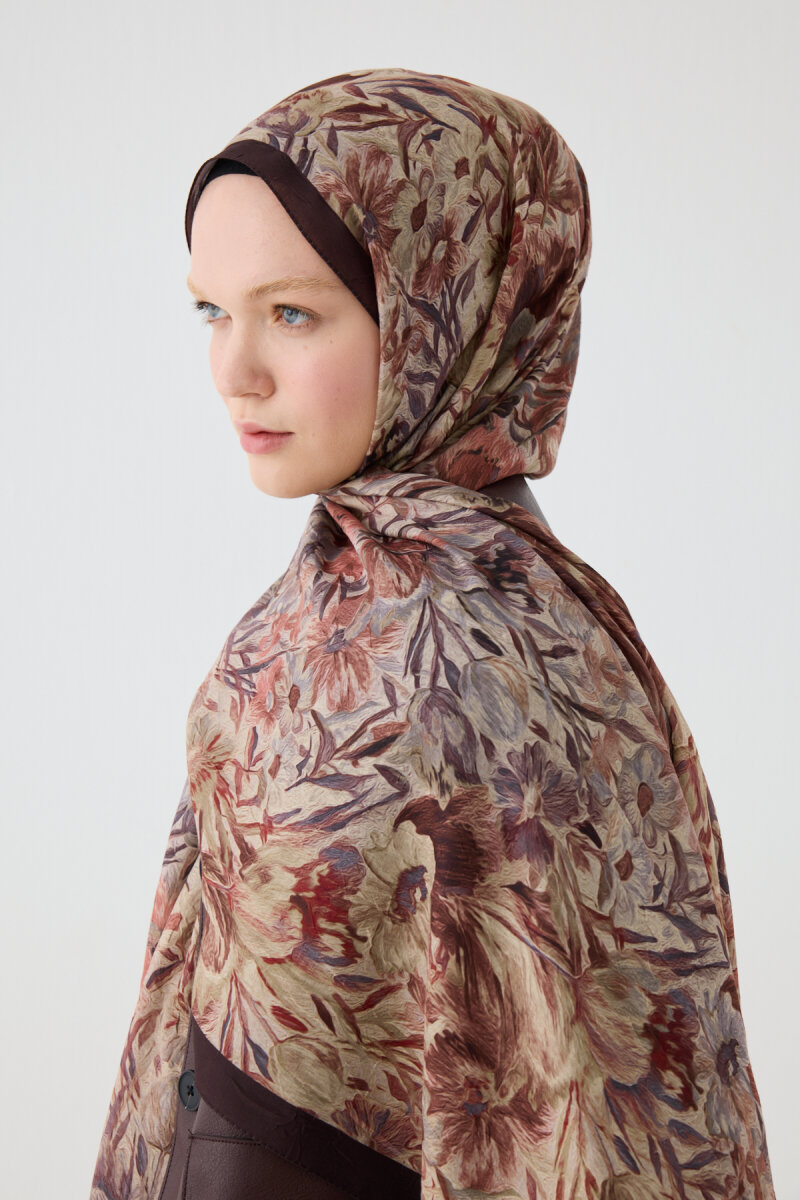 Paradise Kraş Şal - Kahve