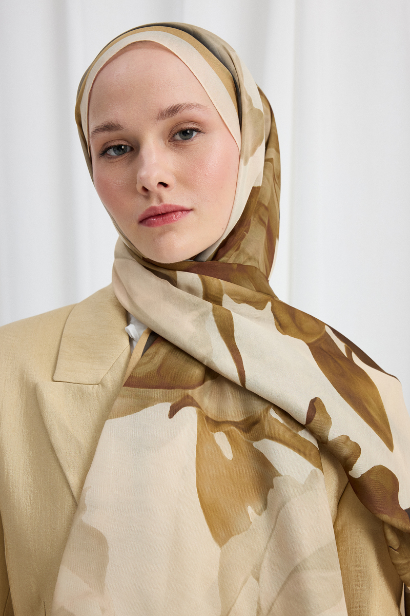 Lotus Soft Şal - Tereyağı Sarısı