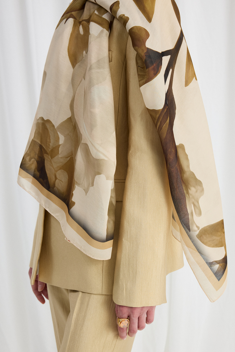 Lotus Soft Şal - Tereyağı Sarısı