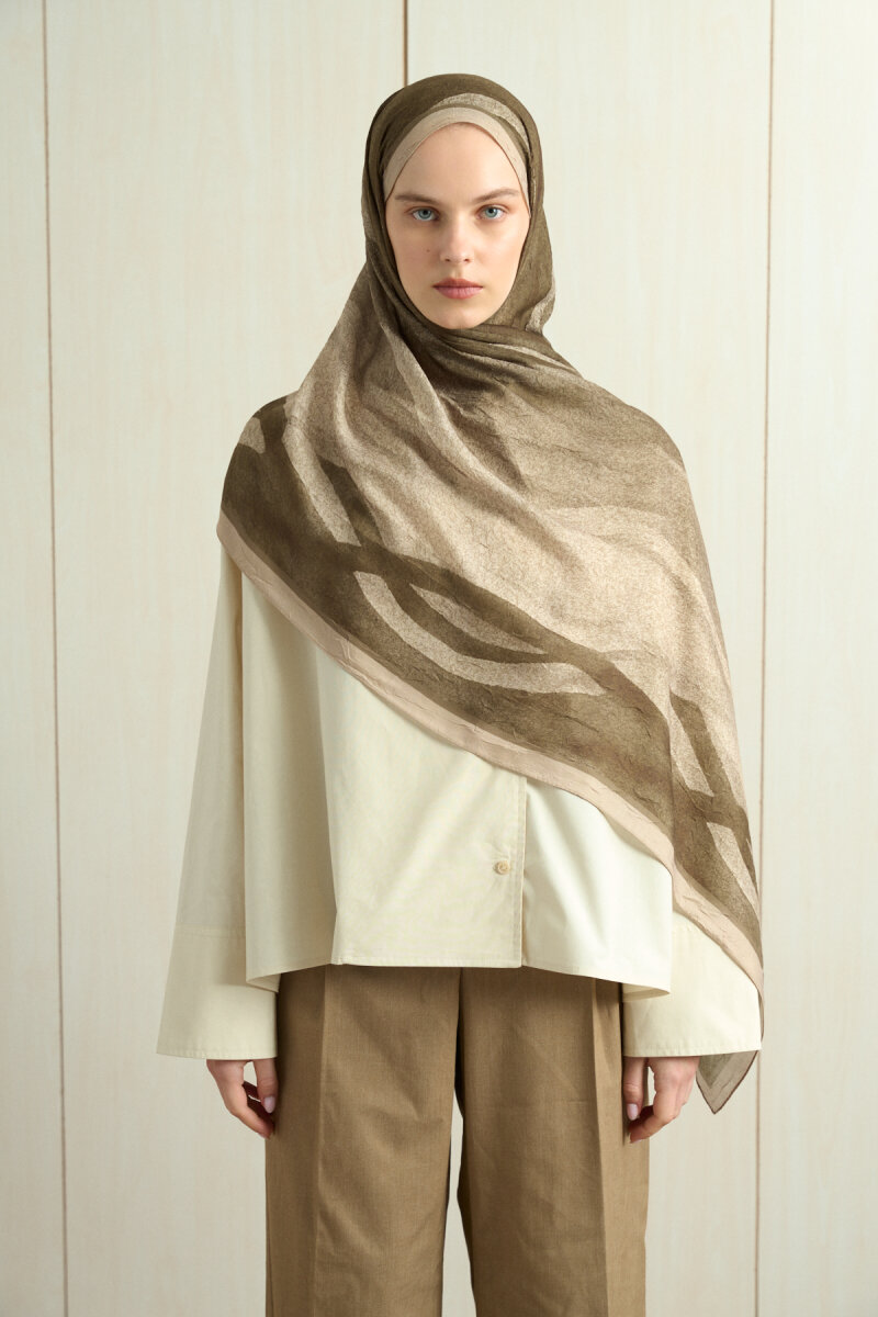 Meyus Kraş Şal - Olive