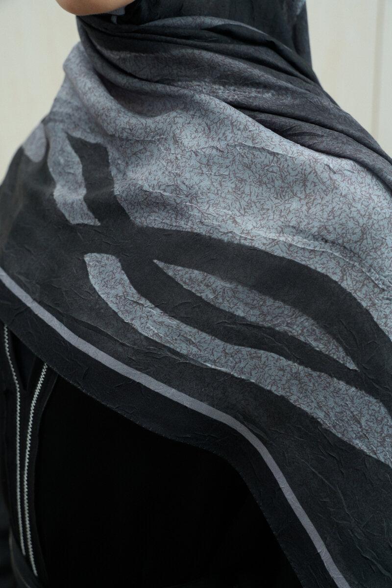 Meyus Kraş Şal - Siyah