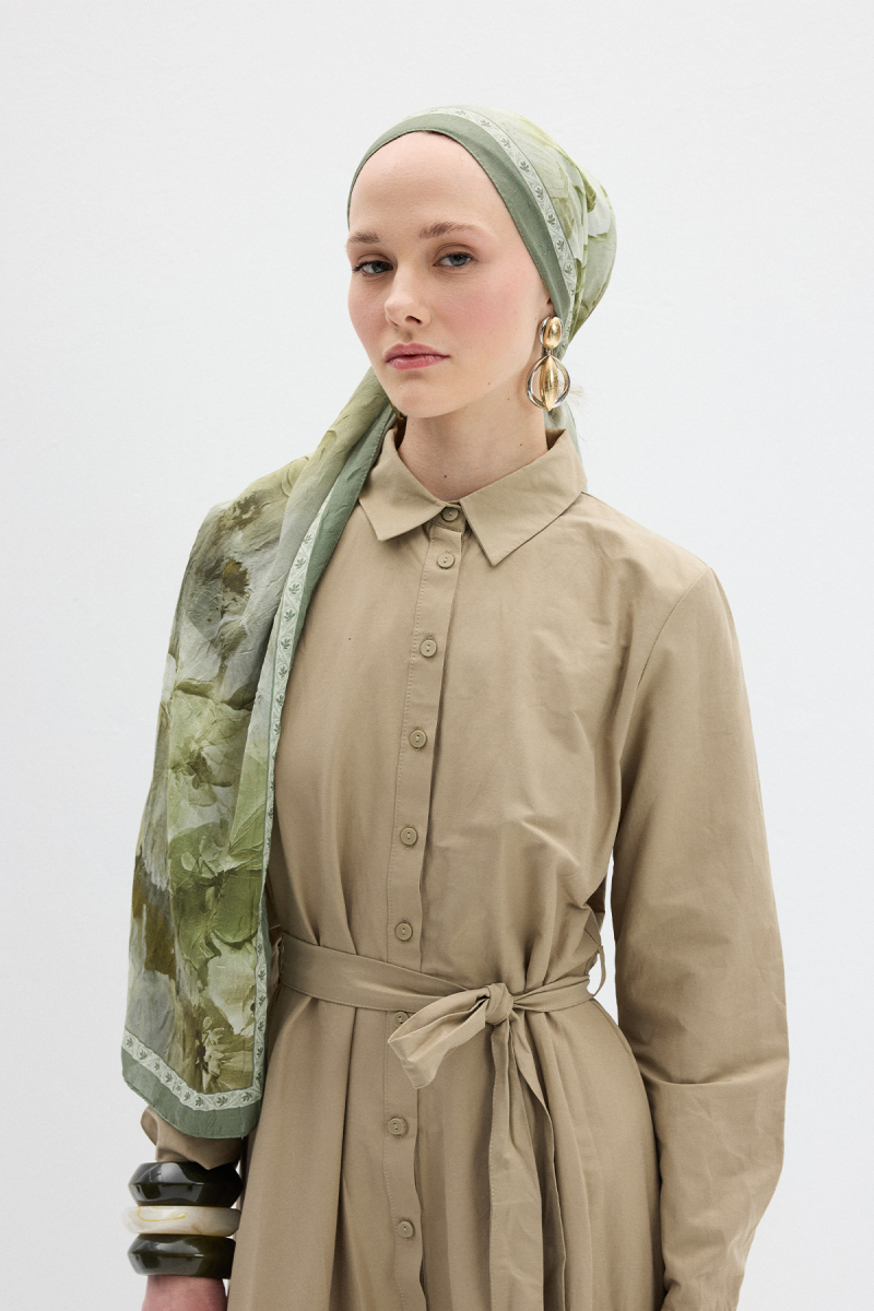 Sera Desen Kraş Şal - Çağla