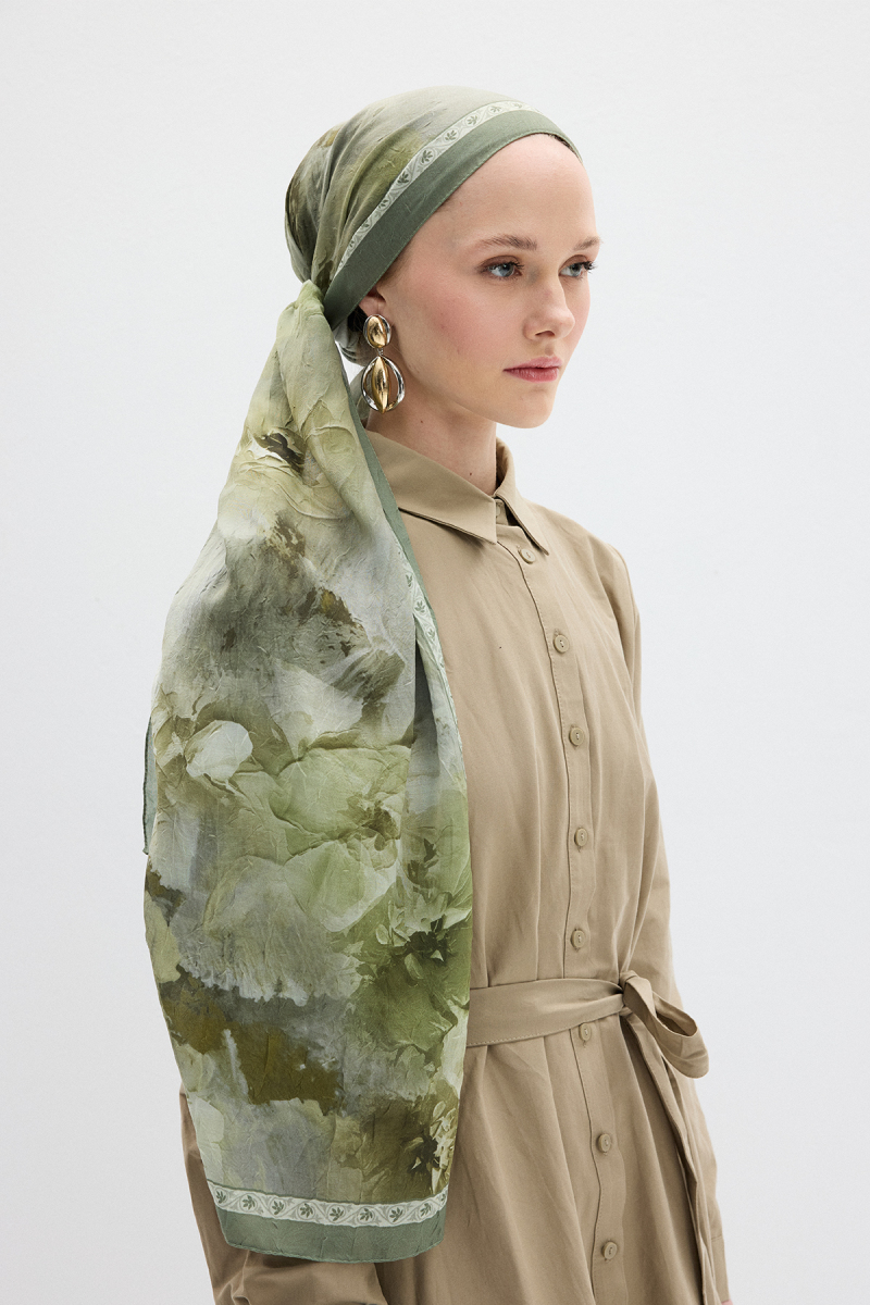 Sera Desen Kraş Şal - Çağla