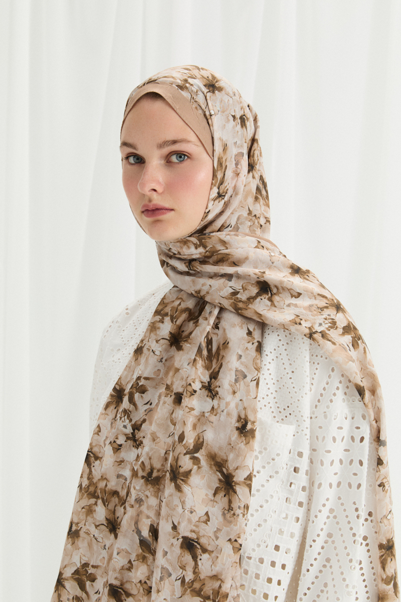 Olivia Kraş Şal - Kum