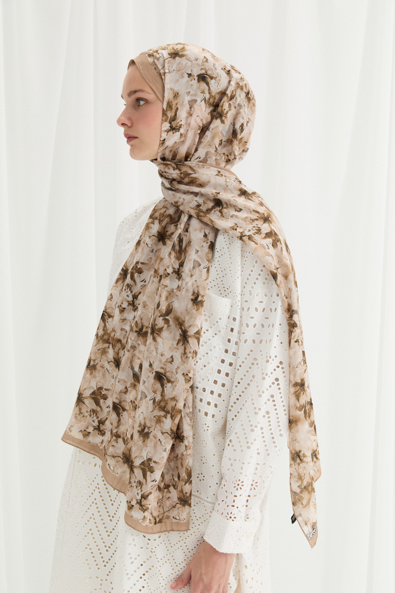 Olivia Kraş Şal - Kum