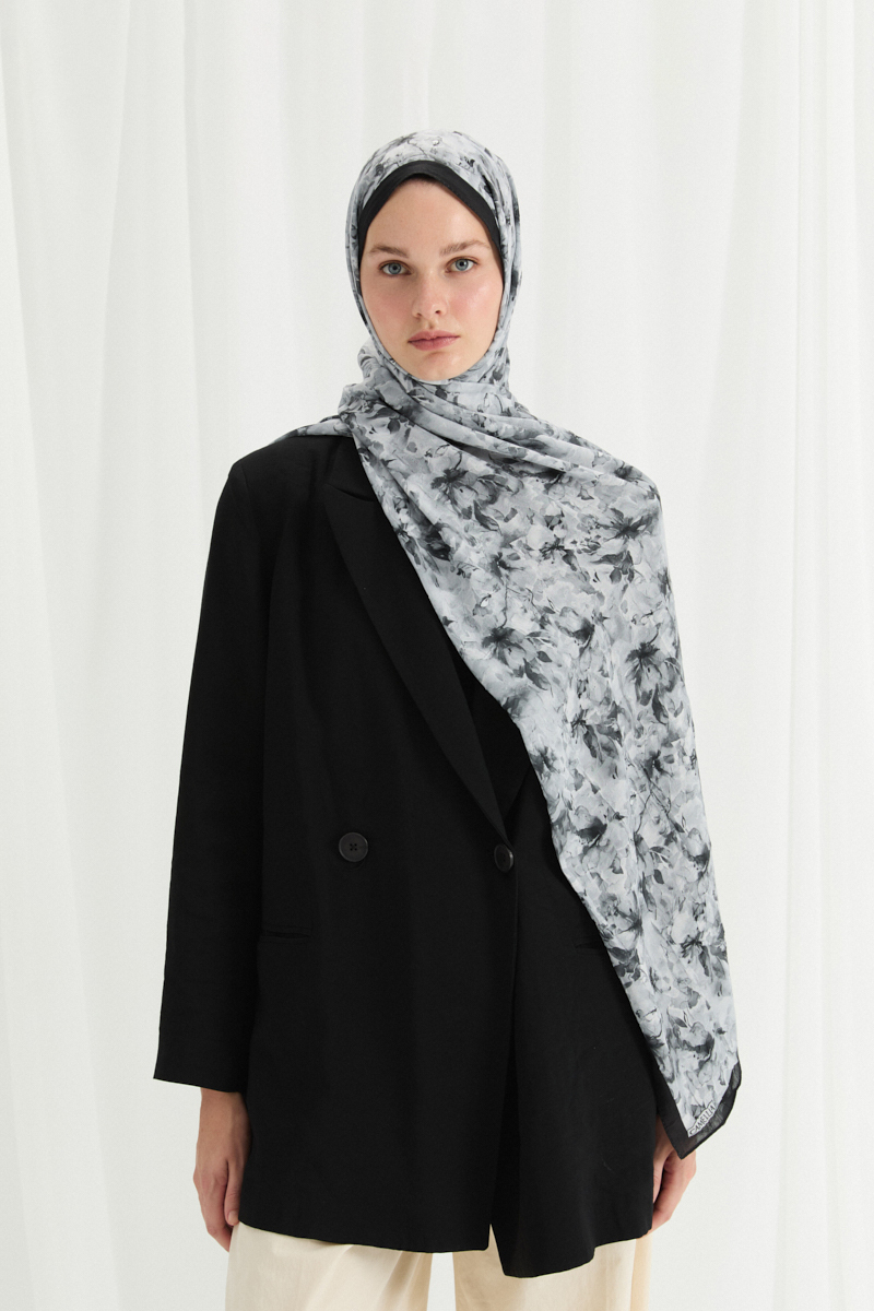 Olivia Kraş Şal - Siyah