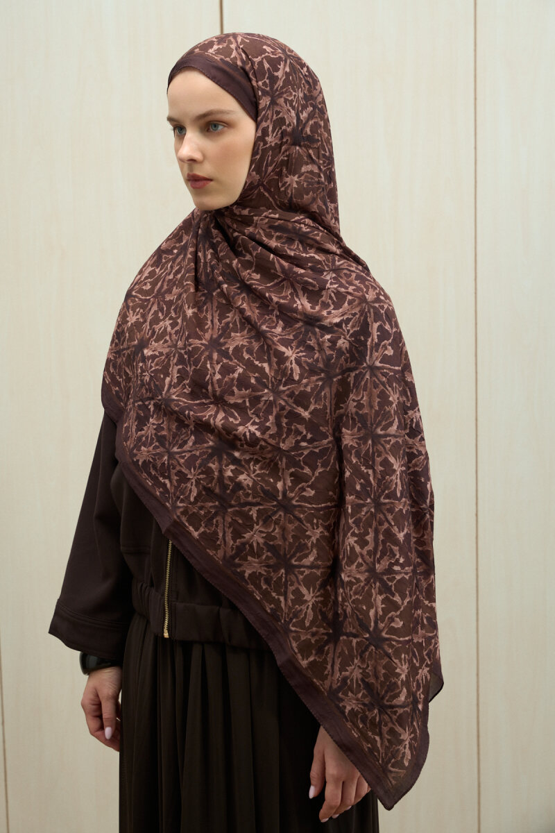 Vetra Kraş Şal - Kahve