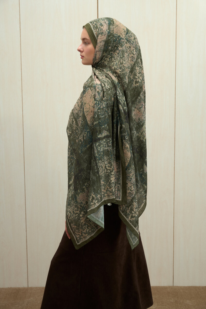 Mahzel Kraş Şal - Yeşil