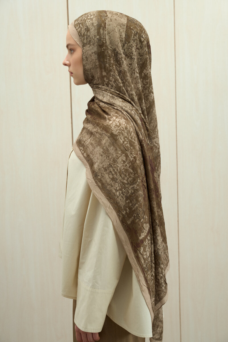 Mahzel Kraş Şal - Haki