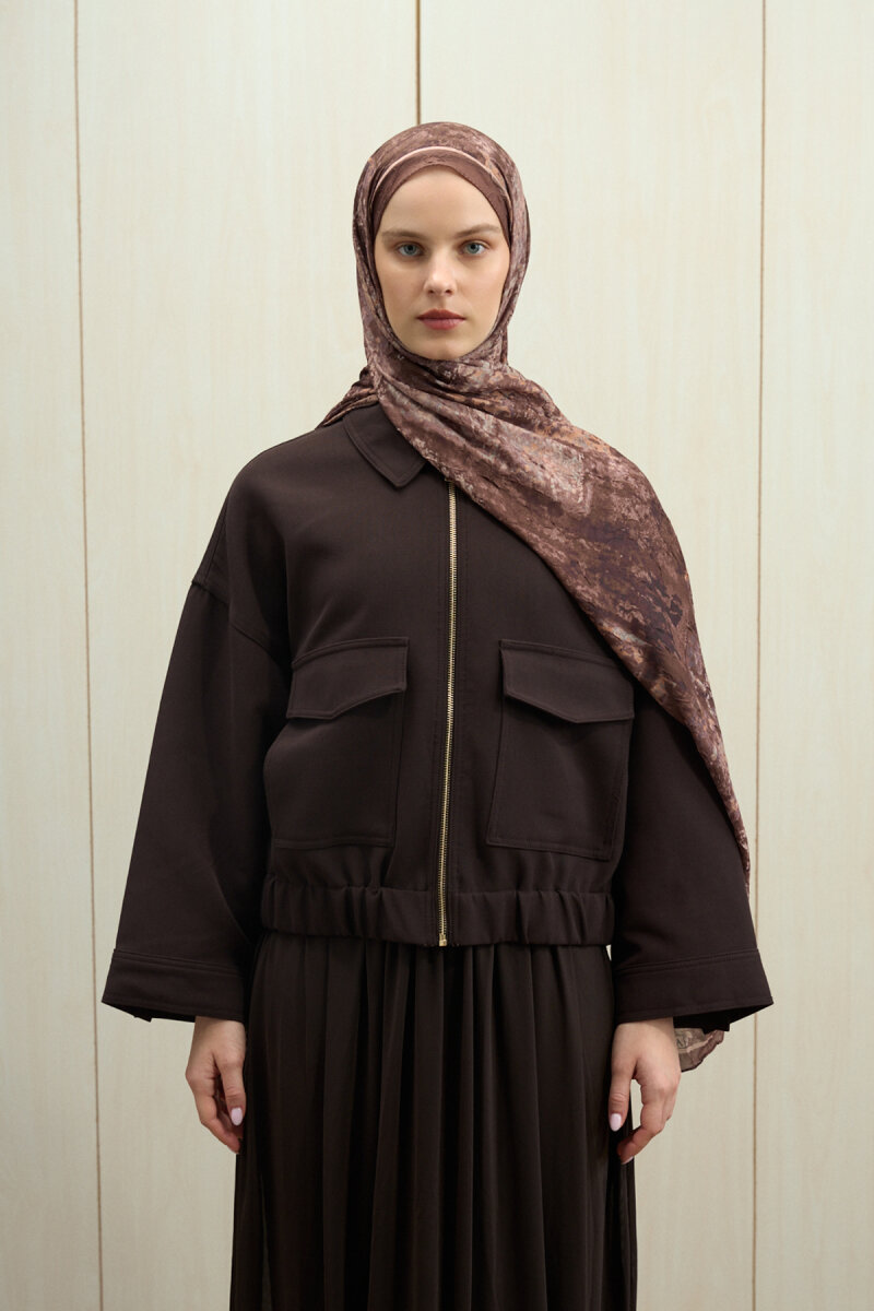 Mahzel Kraş Şal - Mocha