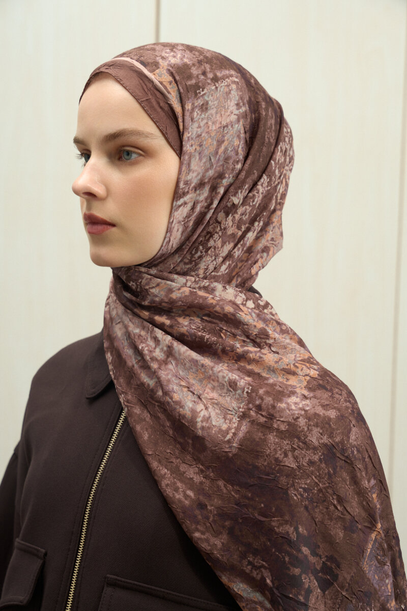 Mahzel Kraş Şal - Mocha