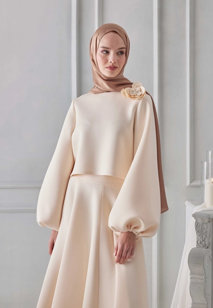 Janjan Şal Premium - Fındık Kabuğu