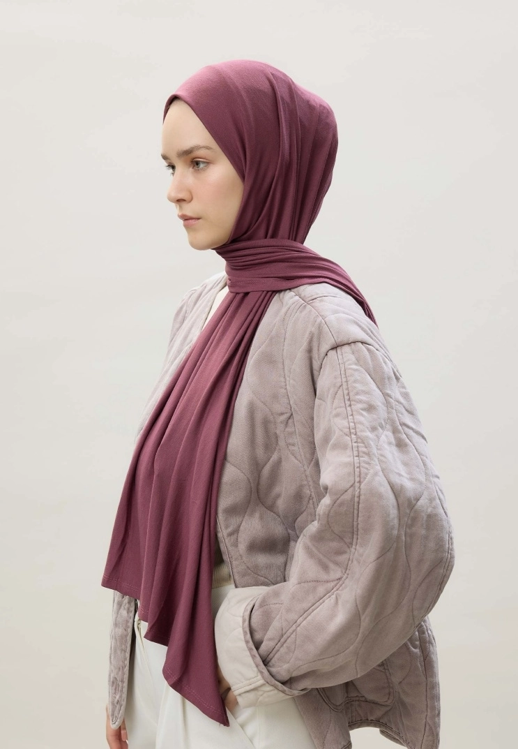 Penye Şal - Mürdüm