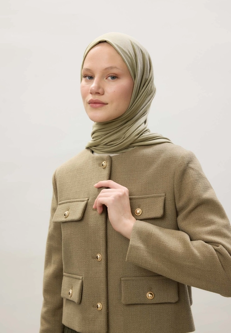 Penye Şal - Çağla Yeşili