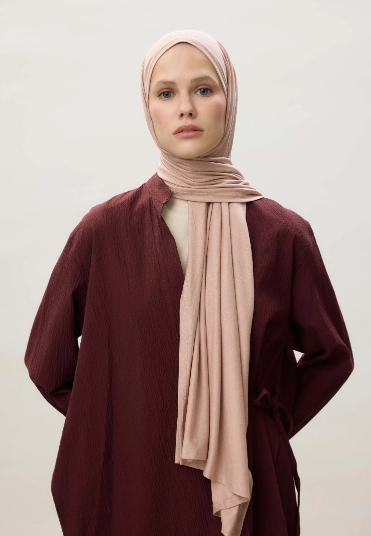 Penye Şal - Toz Pembe