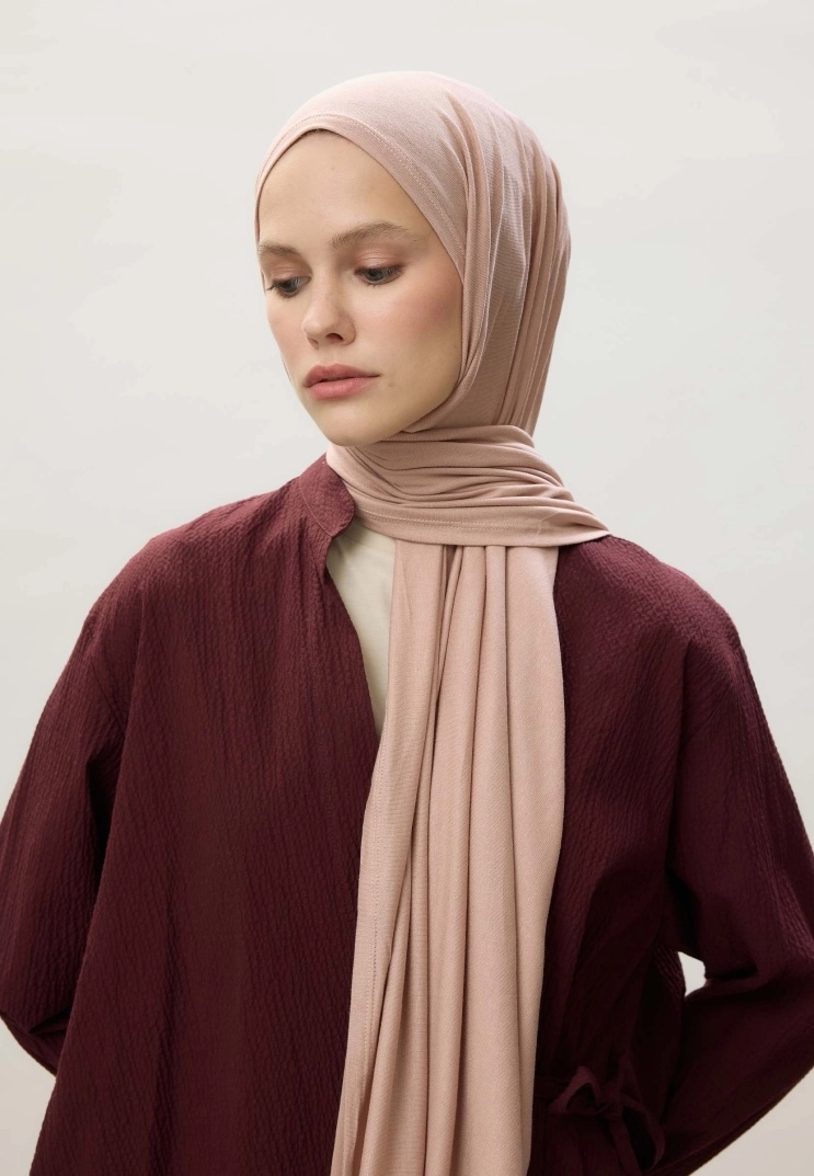 Penye Şal - Toz Pembe