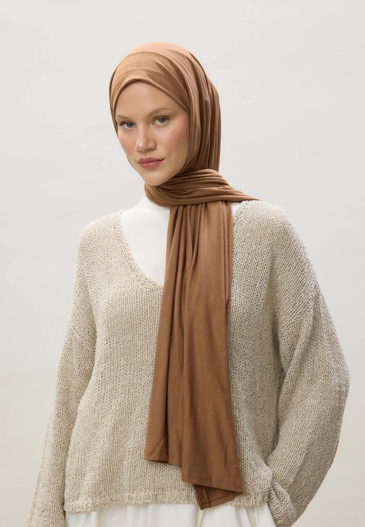 Penye Şal - Sütlü Kahve