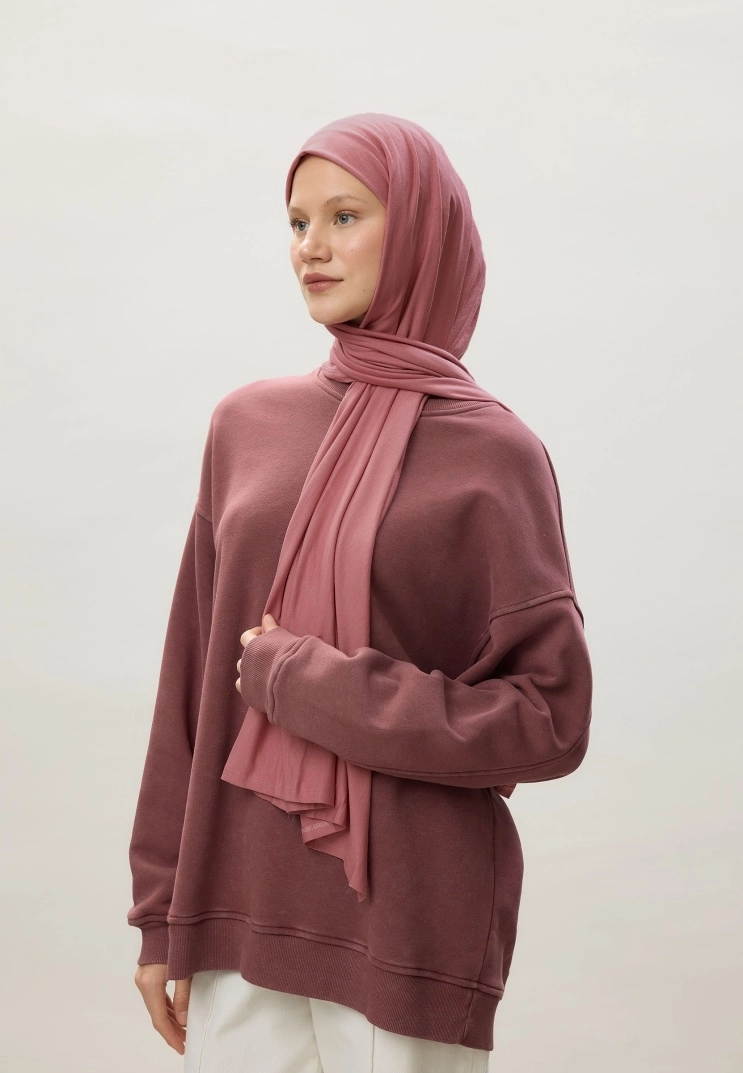 Penye Şal - Gül Yaprağı