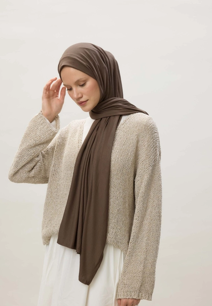 Penye Şal - Tozu Kahve