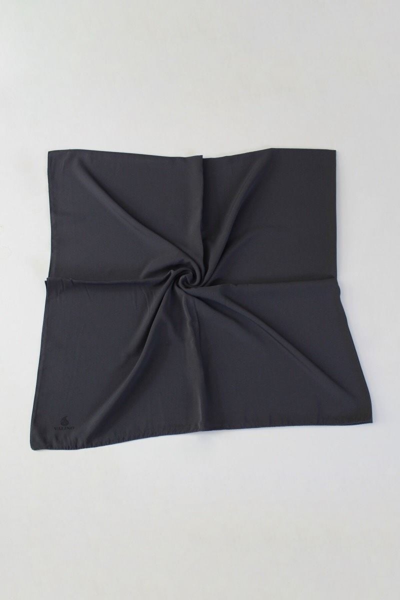 140x140 Mısırlı Medine İpeği Eşarp - Antrasit