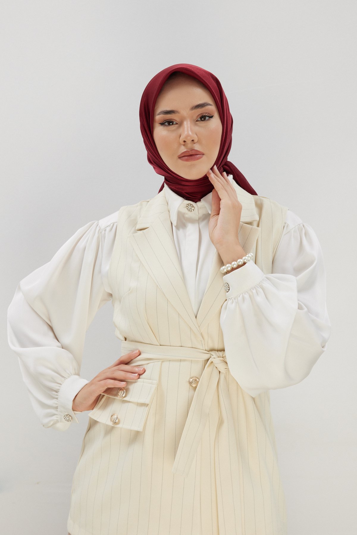 Jan Jan Eşarp - Bordo