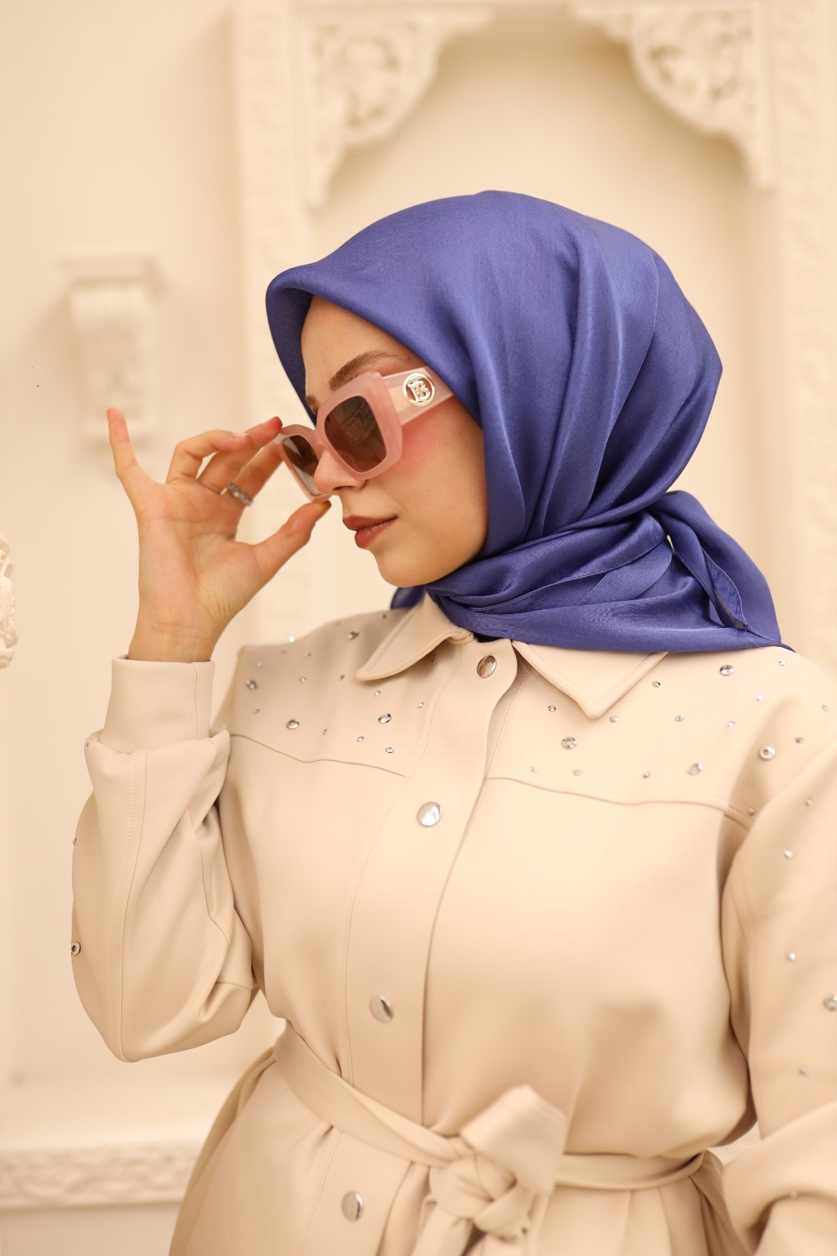 Jan Jan Eşarp - Morcivert