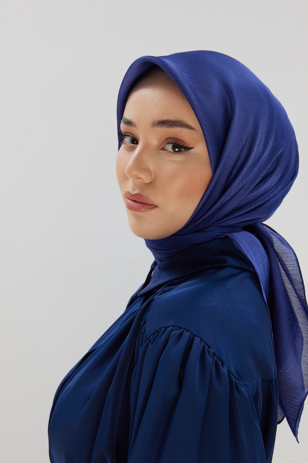 Jan Jan Eşarp - Gece Mavi