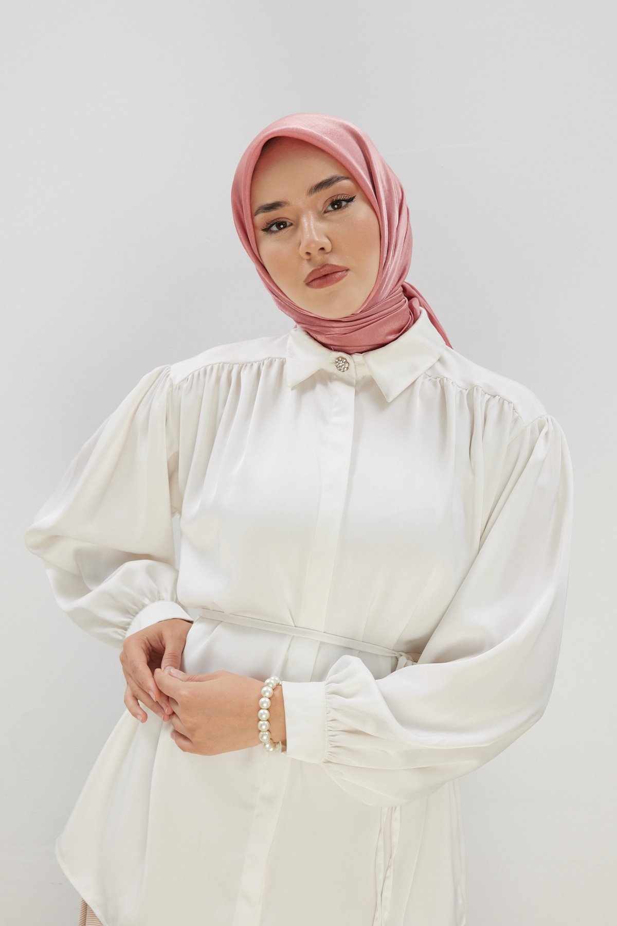 Jan Jan Eşarp - Şeker Pembe