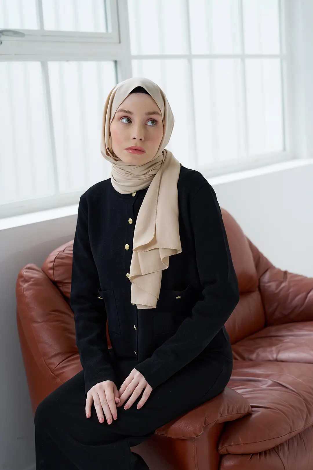 Medine İpeği Eşarp - İğde