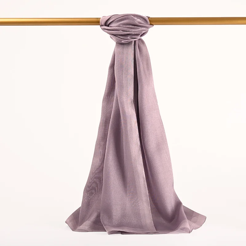 Çizgili Kehribar Şal - Lila