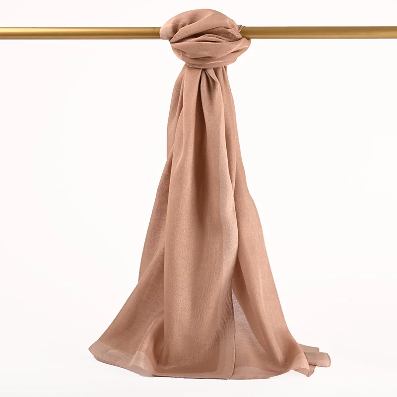 Çizgili Kehribar Şal - Somon