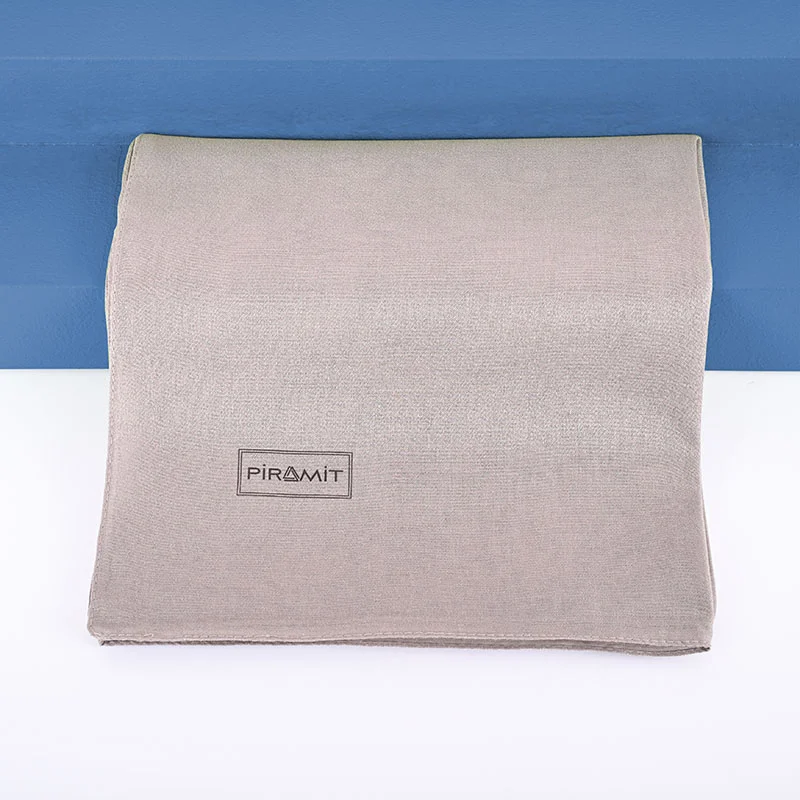 Düz Kehribar Eşarp - Vizon