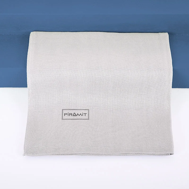 Düz Kehribar Eşarp - Duman Gri