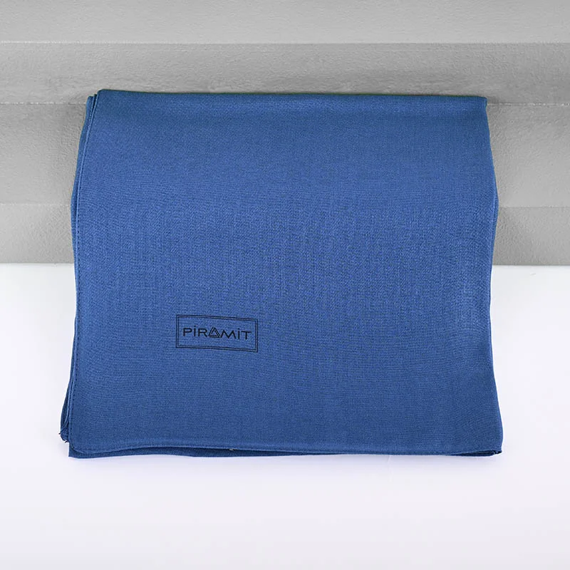 Düz Kehribar Eşarp - İndigo