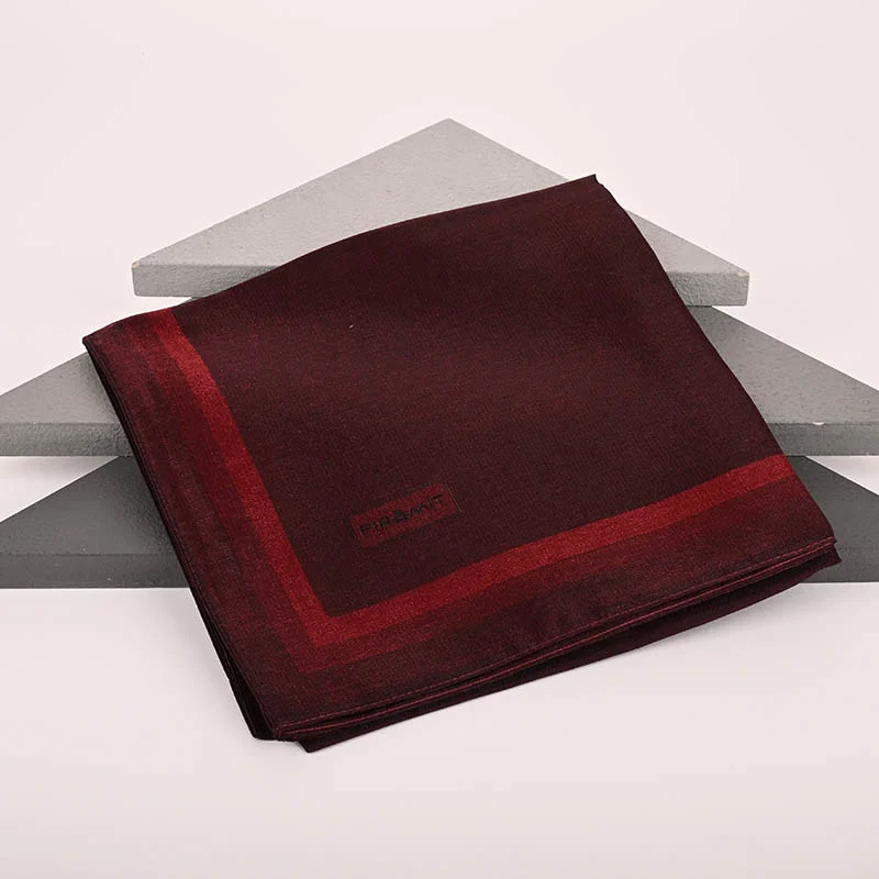 Çizgili Kehribar Eşarp - Kırmızı