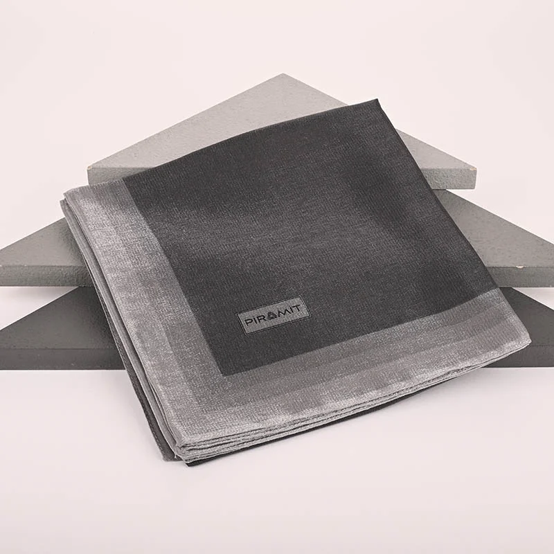 Çizgili Kehribar Eşarp - Koyu Füme