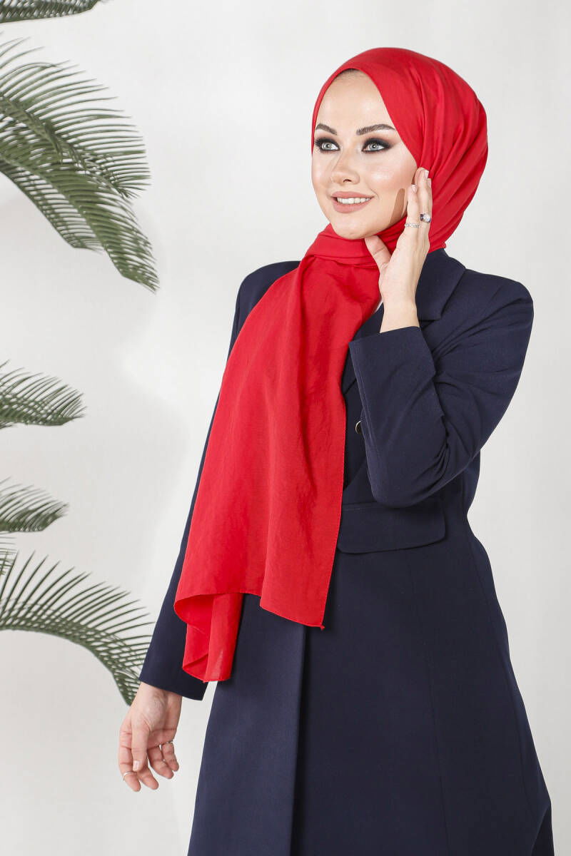 Kırmızı Amor Şal - Kırmızı