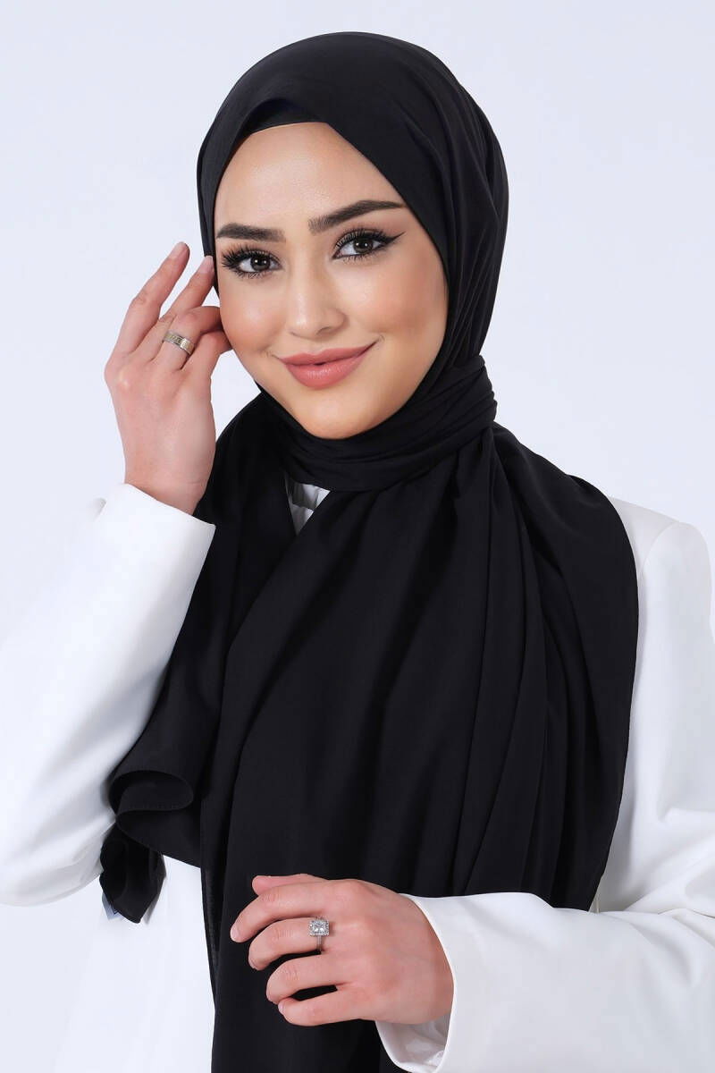 Siyah Asya Şal - Siyah