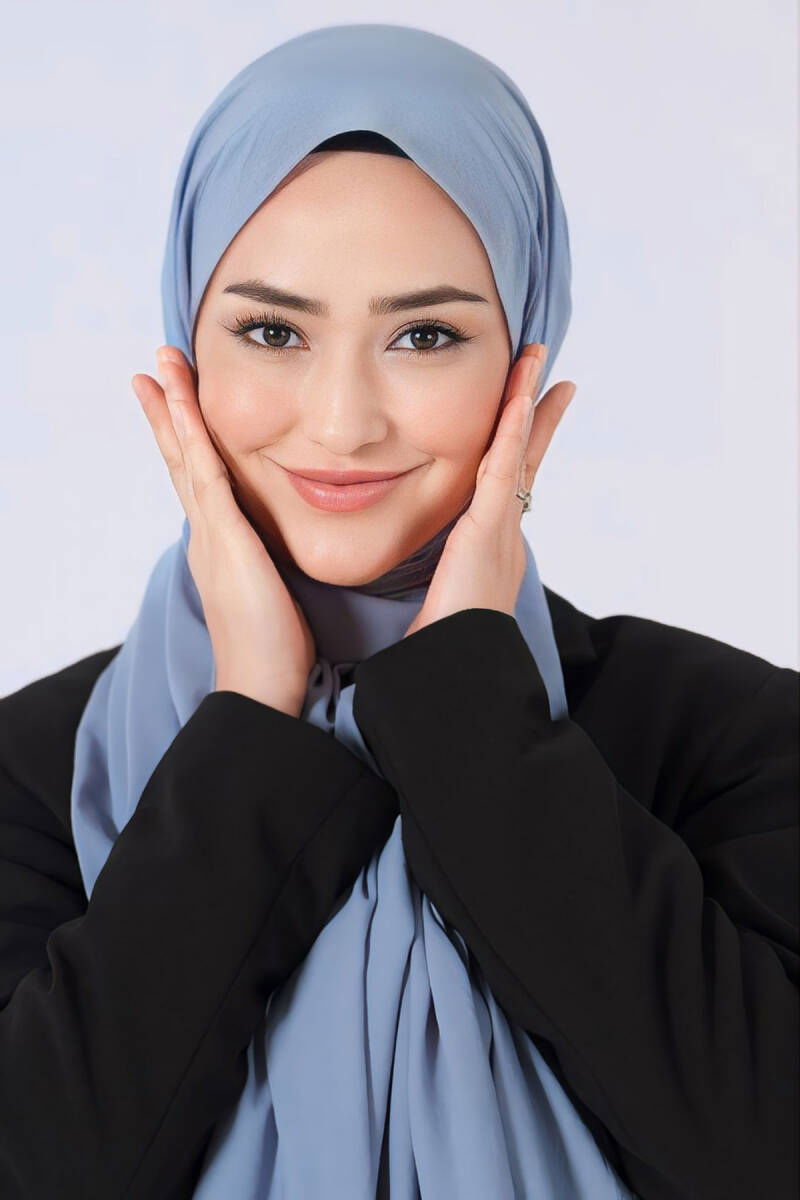 Kot Mavi Asya Şal - Kot Mavi