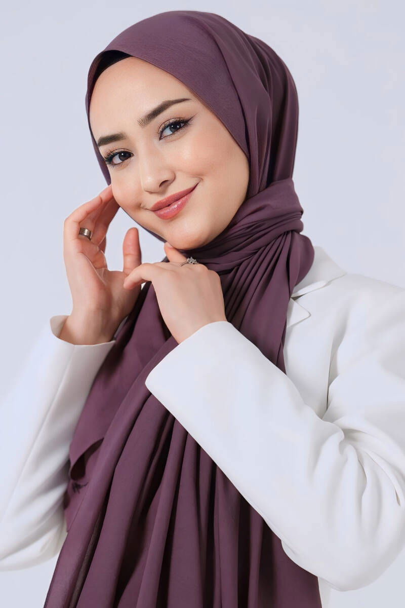 Mürdüm Asya Şal - Mürdüm