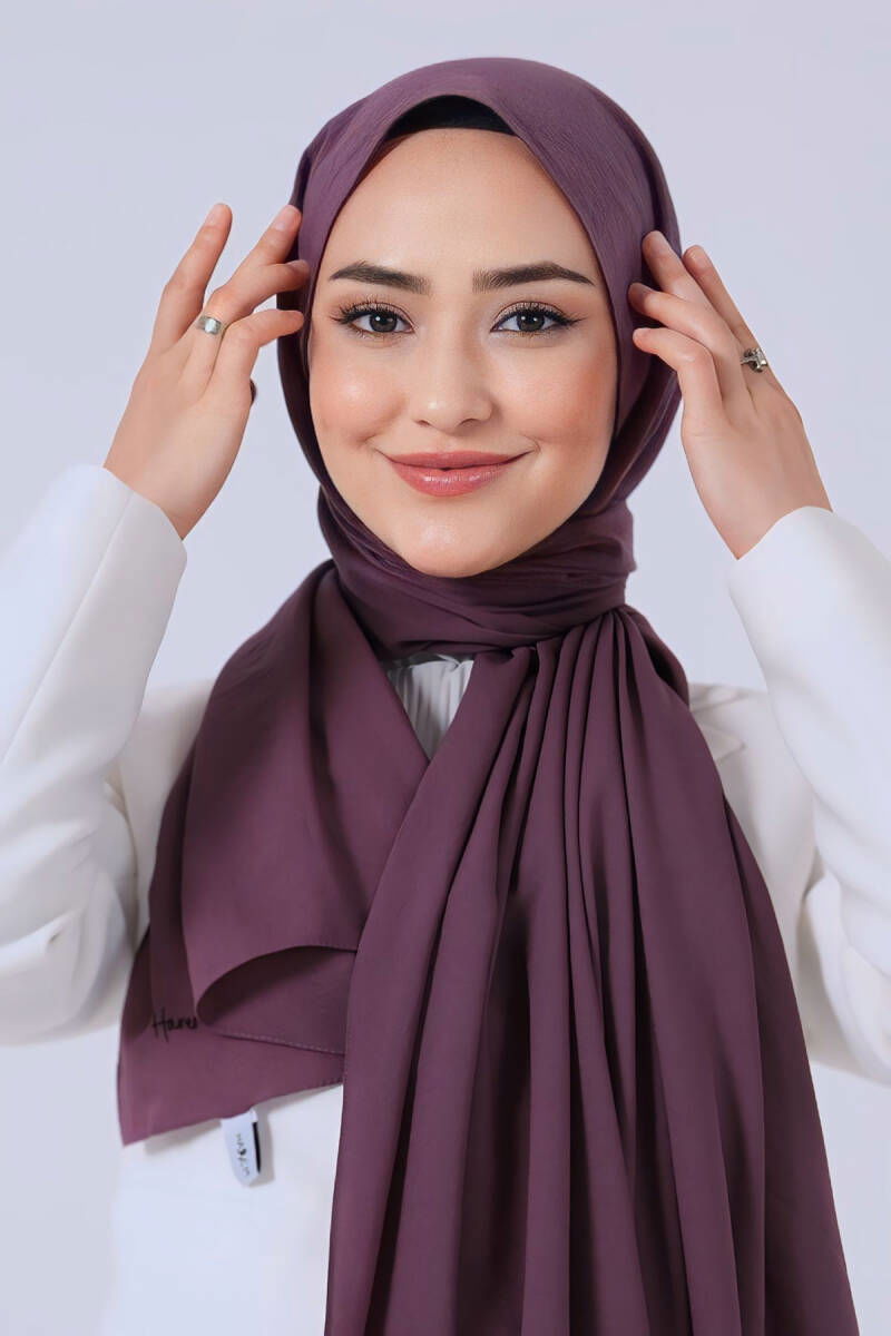 Mürdüm Asya Şal - Mürdüm