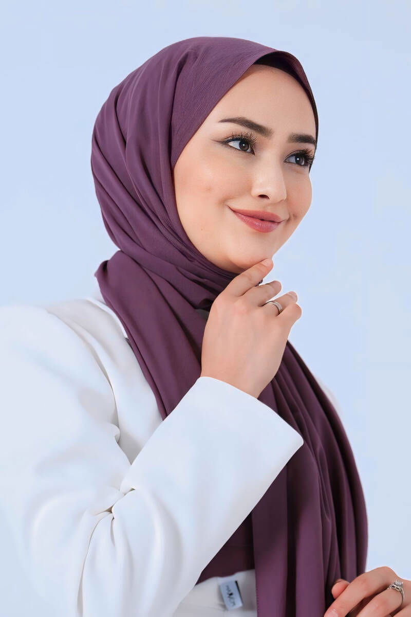 Mürdüm Asya Şal - Mürdüm