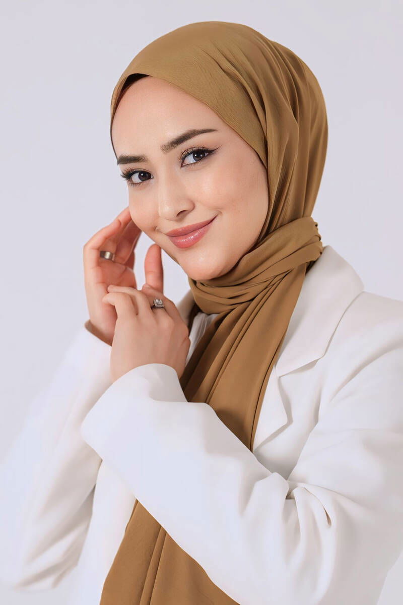 Yağ Yeşili Asya Şal - Yağ Yeşili