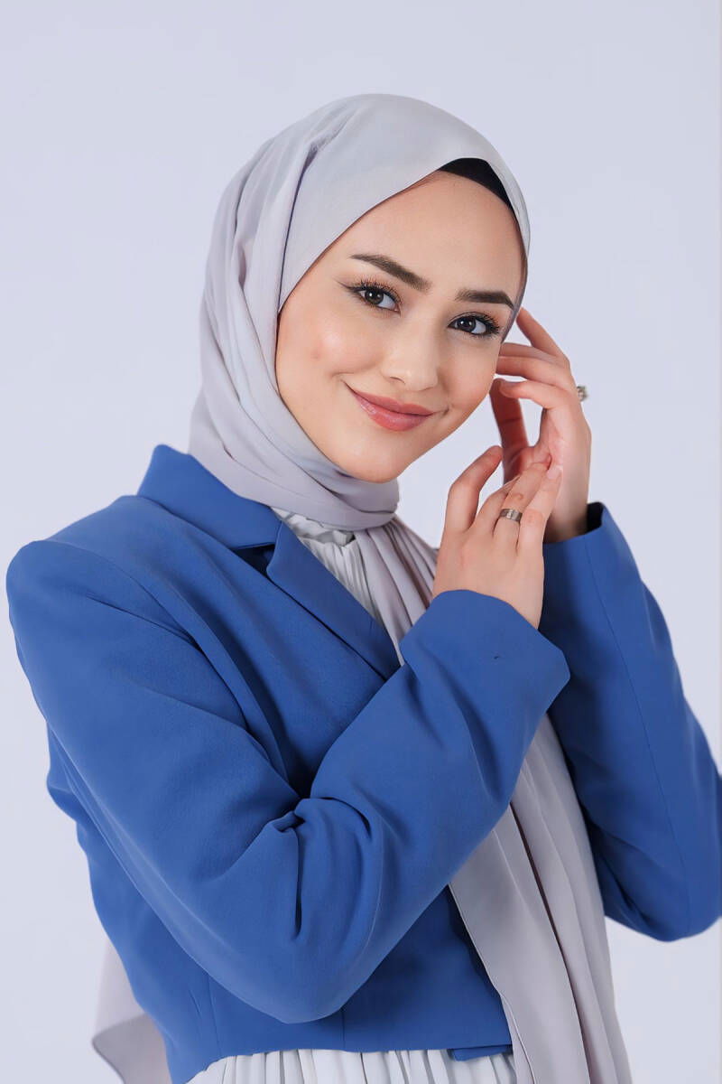 Gümüş Asya Şal - Gümüş