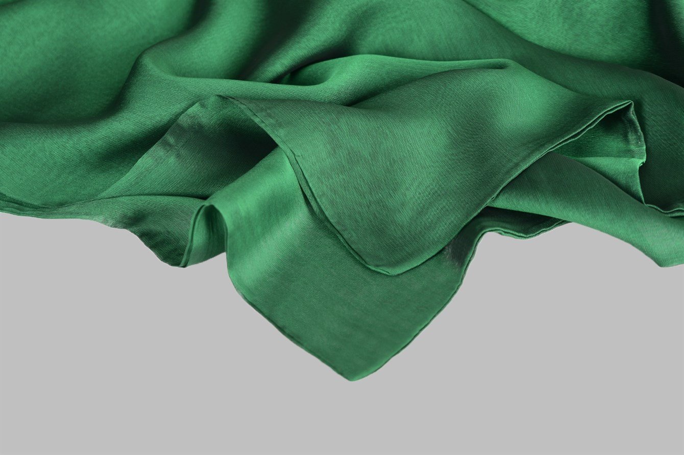 Çift Kat Jan Jan Abiye Şal - Zümrüt