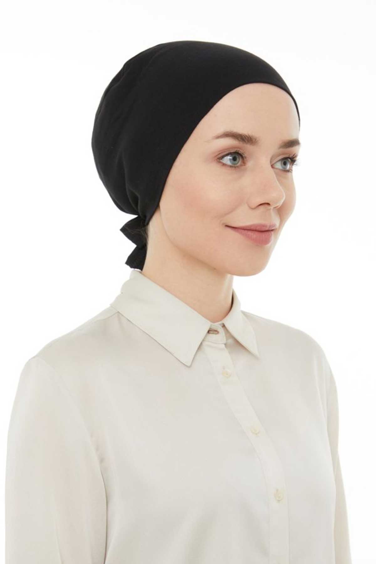 Lavender Penye Bone Dikişsiz Siyah - 1