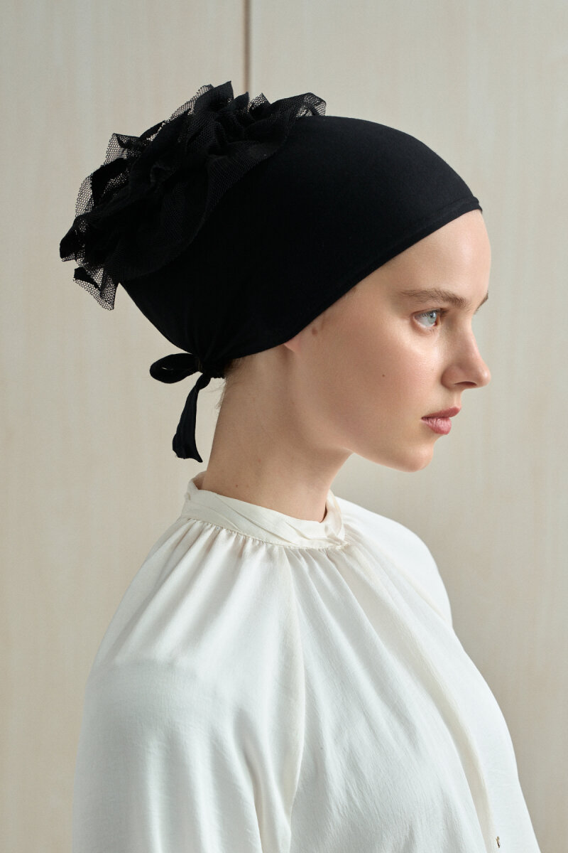 Astella Dikişli Topuz Bone - 1