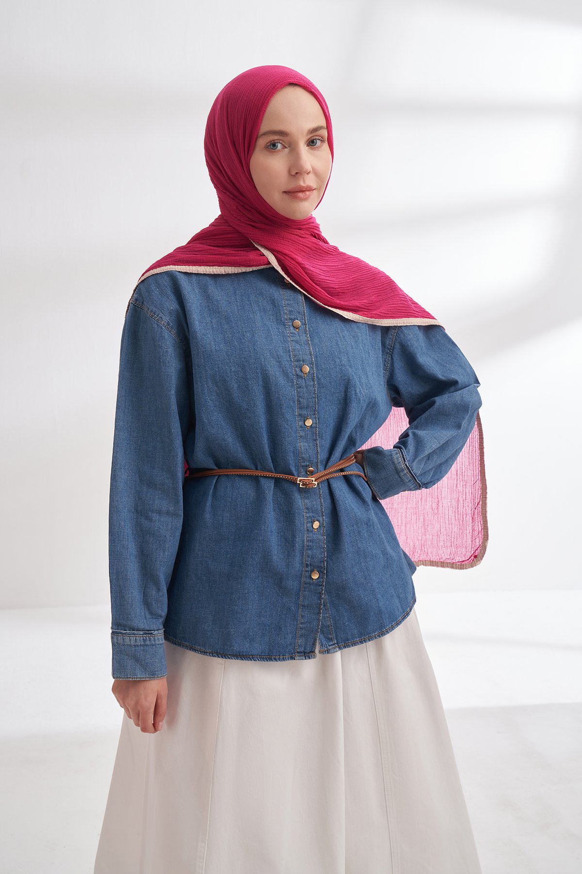 Müslin Biyeli Şal - 86