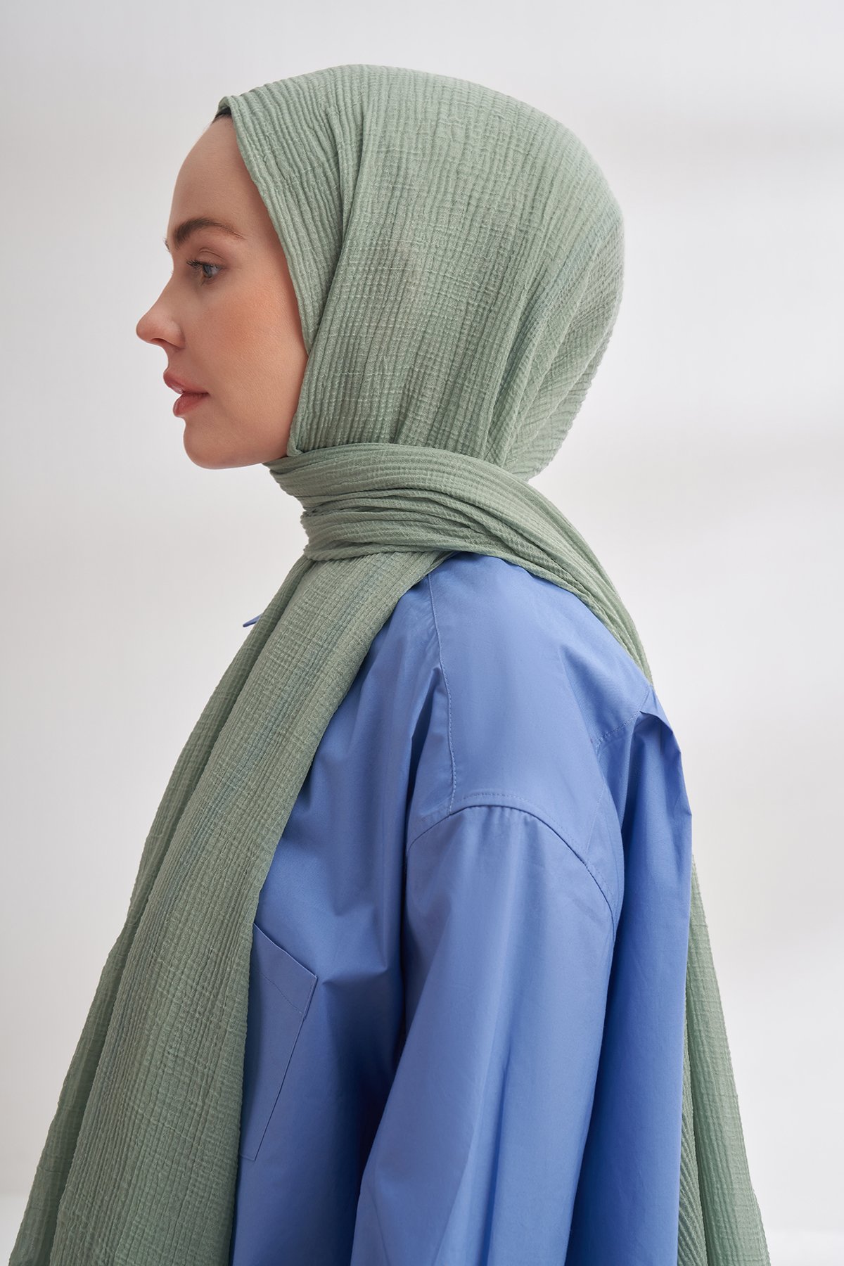 Müslin Biyeli Şal - 73