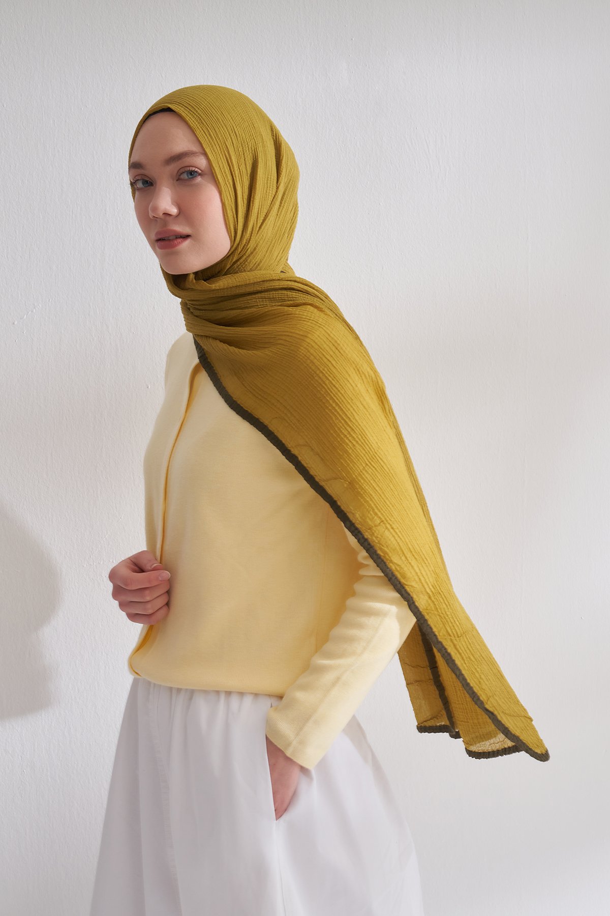 Müslin Biyeli Şal - 80